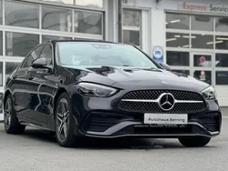 Grafitgrau metalliclack Gebraucht 2024 Mercedes C220 AMG line Limousine | 41.990 € (Fairer Preis)