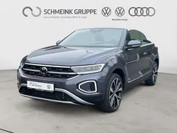 Rauchgrau metallic schwarz Gebraucht 2024 VW T-Roc Cabriolet Style Cabrio | 35.880 € (Fairer Preis)