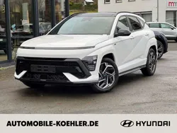 Serenity white / mic Gebraucht 2023 Hyundai Kona N Line SUV | 34.190 € (Fairer Preis)