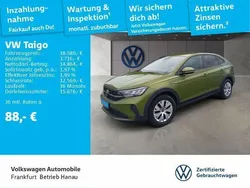 Visual green metallic Gebraucht 2024 VW Taigo SUV | 18.580 € (Guter Preis)