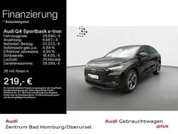 Mythosschwarz metallic Gebraucht 2022 Audi Q4 e-tron SUV | 29.890 € (Fairer Preis)