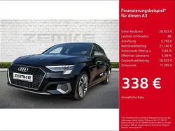 Mythosschwarz metallic Gebraucht 2021 Audi A3 Ambiente | 28.925 € (Teuer)