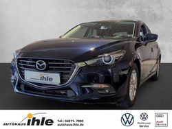 Blau Gebraucht 2017 Mazda 3 Exclusive-Line Kleinwagen | 14.970 € (Fairer Preis)
