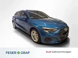 Atollblau metallic Gebraucht 2022 Audi A3 Sportback e-tron Limousine | 26.990 € (Fairer Preis)