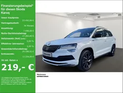Weiß Gebraucht 2020 Skoda Karoq SportLine SUV | 23.450 € (Superpreis)