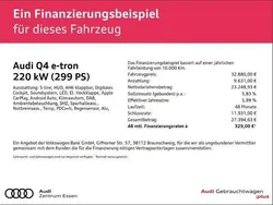 Mythosschwarz metallic Gebraucht 2021 Audi Q4 e-tron S-Line SUV | 32.880 € (Superpreis)