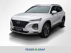 Weiß Gebraucht 2018 Hyundai Santa Fe Premium SUV | 22.740 € (Fairer Preis)