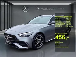 Grau Gebraucht 2024 Mercedes C220 AMG Limousine | 42.270 € (Fairer Preis)