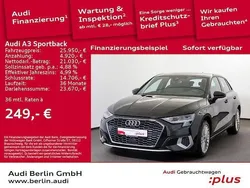 Schwarz Gebraucht 2022 Audi A3 Sportback e-tron Advanced Limousine | 25.950 € (Fairer Preis)