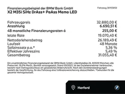 Schwarz (schwarz) Gebraucht 2021 BMW X2 Performance SUV | 31.990 €