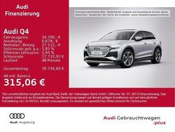 Florettsilber metallic Gebraucht 2022 Audi Q4 e-tron S-Line SUV | 34.390 € (Fairer Preis)