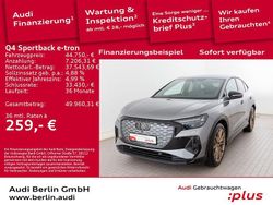 Taifungrau metallic Gebraucht 2023 Audi Q4 Sportback e-tron Ambiente SUV | 44.750 € (Teuer)
