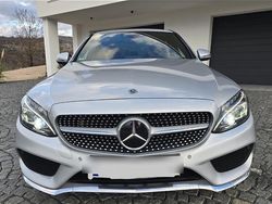 Silber Gebraucht 2018 Mercedes C220 AMG line Limousine | 21.990 €