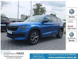 Raceblau metallic Gebraucht 2022 Skoda Kodiaq SportLine SUV | 35.890 € (Fairer Preis)