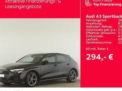Schwarz Gebraucht 2021 Audi A3 Sportback e-tron S-Line Limousine | 25.944 € (Fairer Preis)