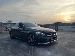 Schwarz Gebraucht 2015 Mercedes C180 AMG line Limousine | 17.500 € (Fairer Preis)