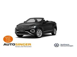 Deep black perleffekt Gebraucht 2025 VW T-Roc Cabriolet Style Cabrio | 32.970 € (Superpreis)