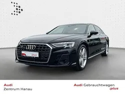 Mythosschwarz metallic Gebraucht 2023 Audi A8L Ambiente Limousine | 62.499 € (Teuer)