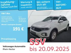 Pure white Gebraucht 2024 VW T-Roc Life SUV | 21.391 € (Superpreis)