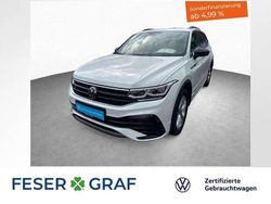 Oryxweiß perlmutteffekt Gebraucht 2024 VW Tiguan Allspace R-line SUV | 38.450 € (Superpreis)