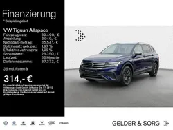 Atlantic blue metallic Gebraucht 2024 VW Tiguan Allspace Move SUV | 39.490 € (Fairer Preis)