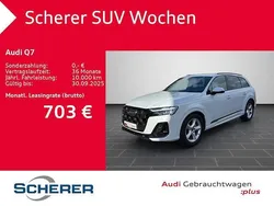 Gletscherweiß metallic (metallic) Gebraucht 2025 Audi Q7 Ambiente SUV | 63.900 € (Superpreis)