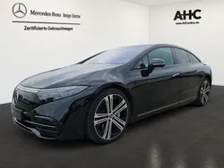 Metalliclack obsidianschwarz Gebraucht 2022 Mercedes EQS580 Limousine | 69.650 € (Guter Preis)