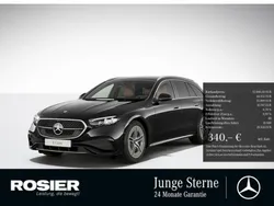 Schwarz / obsidianschwarz (metallic) Gebraucht 2024 Mercedes E300 AMG Kombi | 52.666 € (Etwas zu teuer)