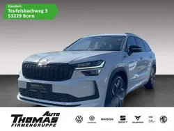 Moonweiss metallic Gebraucht 2025 Skoda Kodiaq SportLine SUV | 48.880 € (Teuer)