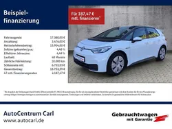 Weiß Gebraucht 2021 VW ID.3 Pure Kleinwagen | 17.380 € (Guter Preis)