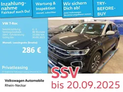 Indiumgrau metallic Gebraucht 2024 VW T-Roc Style SUV | 28.491 € (Guter Preis)