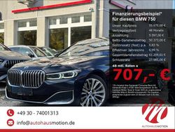 Imperialblau brillanteffekt me Gebraucht 2020 BMW 750L Performance Limousine | 55.970 €