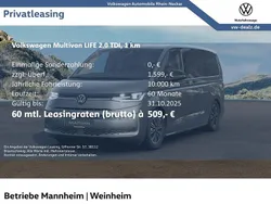 Grau Neu 2025 VW Multivan Life Van / Kleinbus | 62.890 €