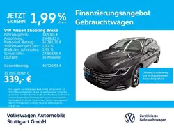 Grau Gebraucht 2023 VW Arteon R-line Limousine | 38.930 € (Fairer Preis)
