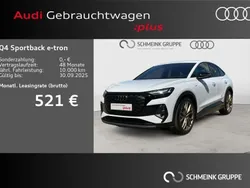 Gletscherweiß metallic Gebraucht 2024 Audi Q4 Sportback e-tron Ambiente SUV | 52.880 €