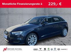 Blau Gebraucht 2017 Audi A3 Sportback Design Kleinwagen | 18.930 € (Etwas zu teuer)