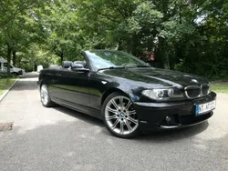 Schwarz Gebraucht 2003 BMW 320 Cabriolet Sport Line Cabrio | 8.000 € (Fairer Preis)