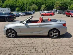 Glaciersilber metallic Gebraucht 2017 BMW 218 Sport Line Cabrio | 18.900 € (Fairer Preis)