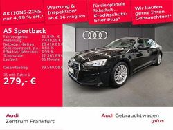Brillantschwarz Gebraucht 2024 Audi A5 Sportback Basis Limousine | 35.849 € (Superpreis)
