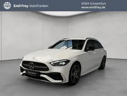 Polarweiß Gebraucht 2024 Mercedes C200 Advanced Kombi | 37.500 € (Fairer Preis)
