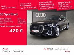 Mythosschwarz metallic Gebraucht 2024 Audi Q3 Sportback S-Line SUV | 37.999 € (Guter Preis)