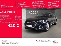 Mythosschwarz metallic Gebraucht 2024 Audi Q3 Sportback S-Line SUV | 37.999 € (Superpreis)