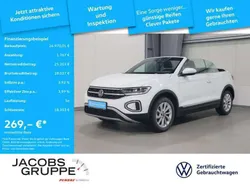 Pure white Gebraucht 2024 VW T-Roc Cabriolet Style Cabrio | 26.970 € (Superpreis)