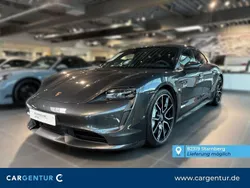 Schwarz lll Gebraucht 2022 Porsche Taycan Turbo Sport Turismo Limousine | 83.890 € (Fairer Preis)