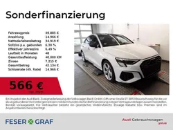 Gletscherweiß metallic Gebraucht 2024 Audi S3 Ambiente Limousine | 49.885 € (Etwas zu teuer)
