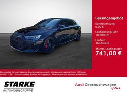 Schwarz (mythosschwarz metallic) Gebraucht 2025 Audi RS3 Ambiente Limousine | 62.480 € (Superpreis)