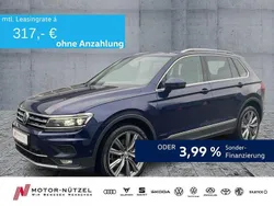 Atlantic blue metallic Gebraucht 2019 VW Tiguan Highline SUV | 28.410 € (Fairer Preis)