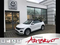 Pure white Gebraucht 2021 VW T-Roc Cabriolet R-line Cabrio | 23.950 € (Guter Preis)