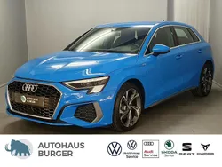 Turboblau Gebraucht 2022 Audi A3 Sportback e-tron S-Line Limousine | 26.870 € (Guter Preis)