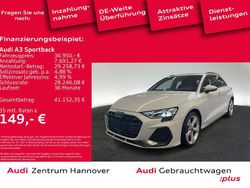 Gletscherweiß metallic Gebraucht 2024 Audi A3 S-Line Limousine | 36.450 € (Teuer)